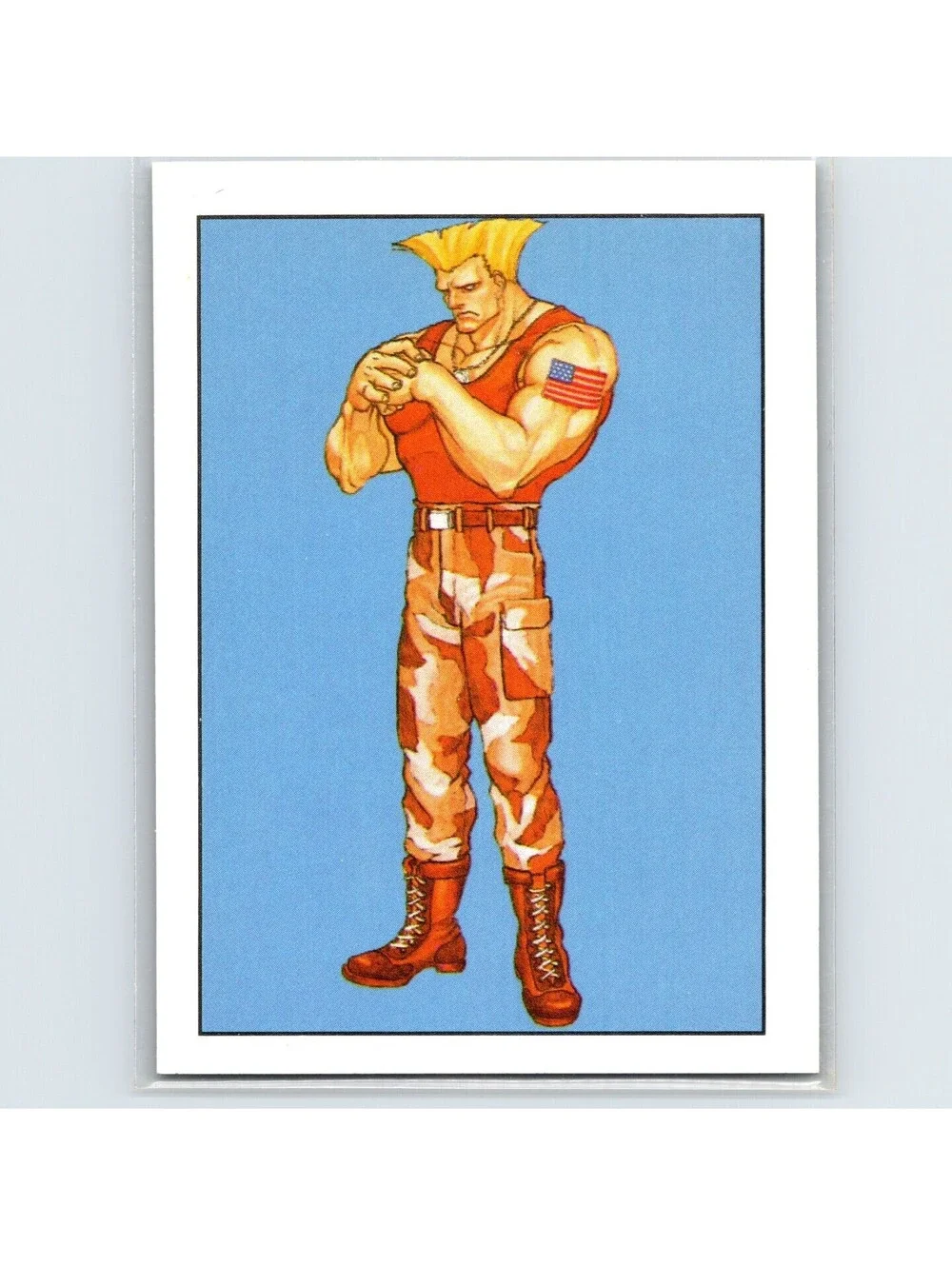 1993 Topps Street Fighter II Guile #60